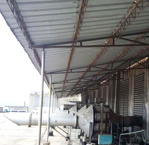  上海某半導體公司發電機組尾氣治理 